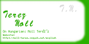 terez moll business card